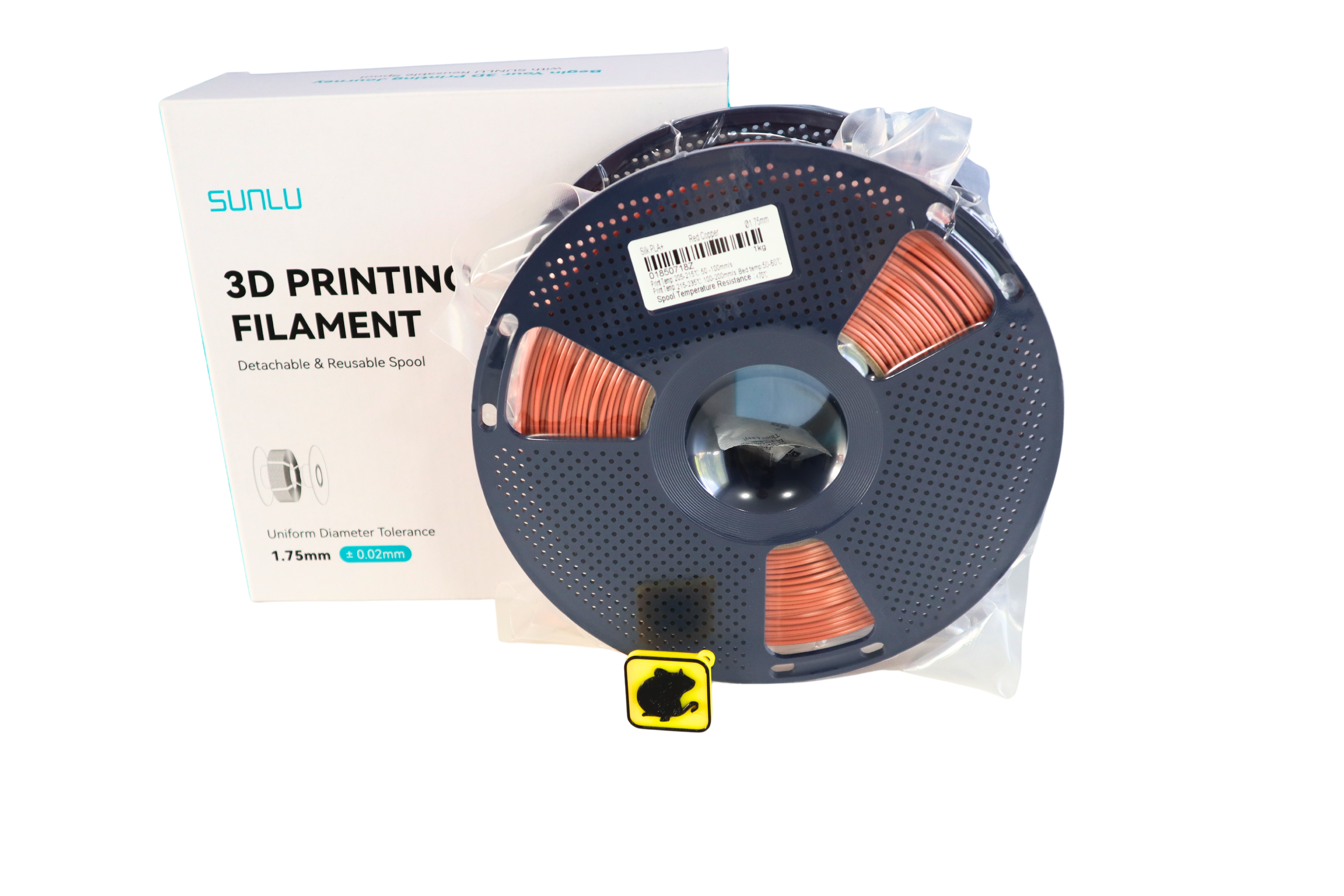 Silk PLA+ Red Copper  1.75 mm