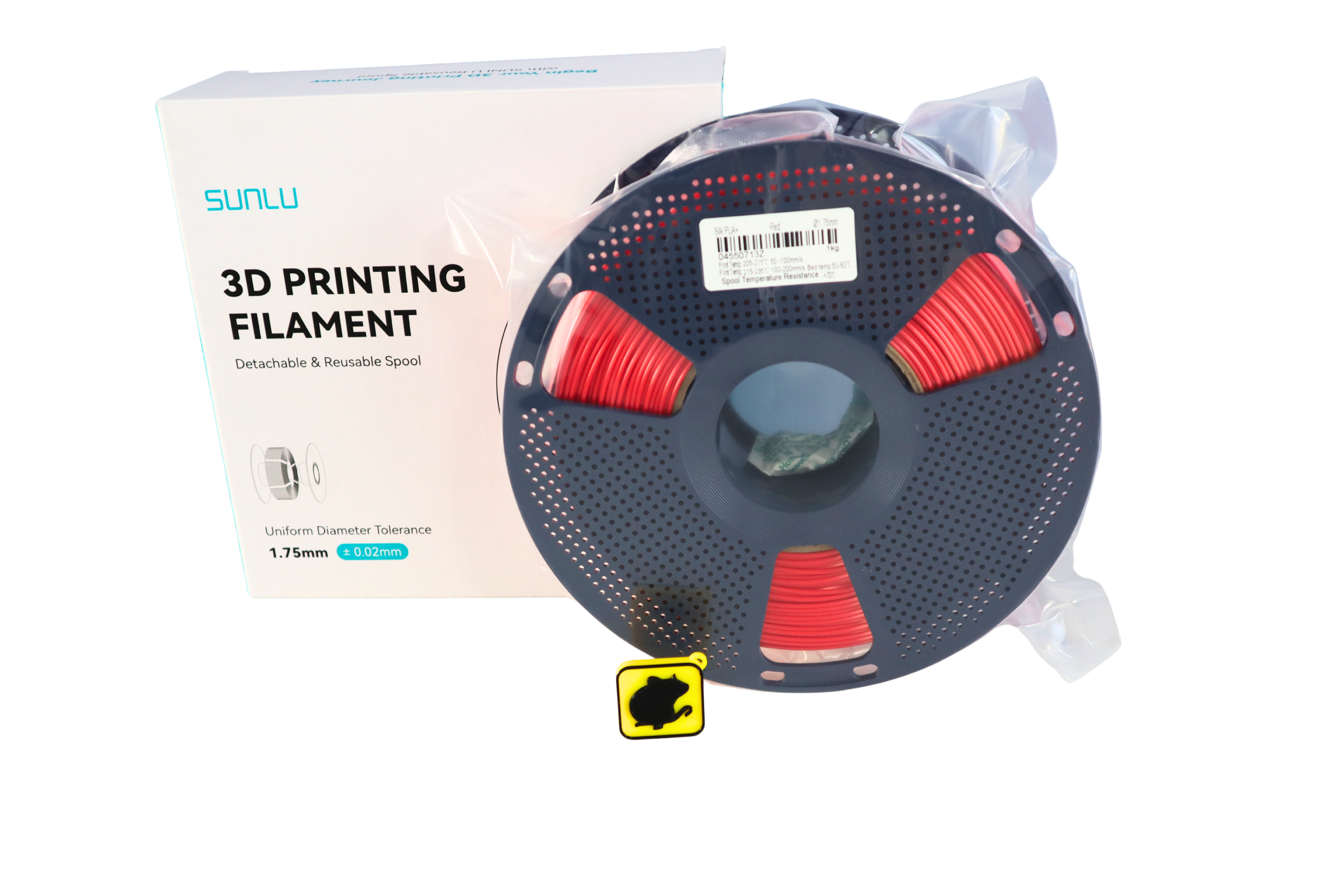 Silk PLA+ Rojo  1.75 mm