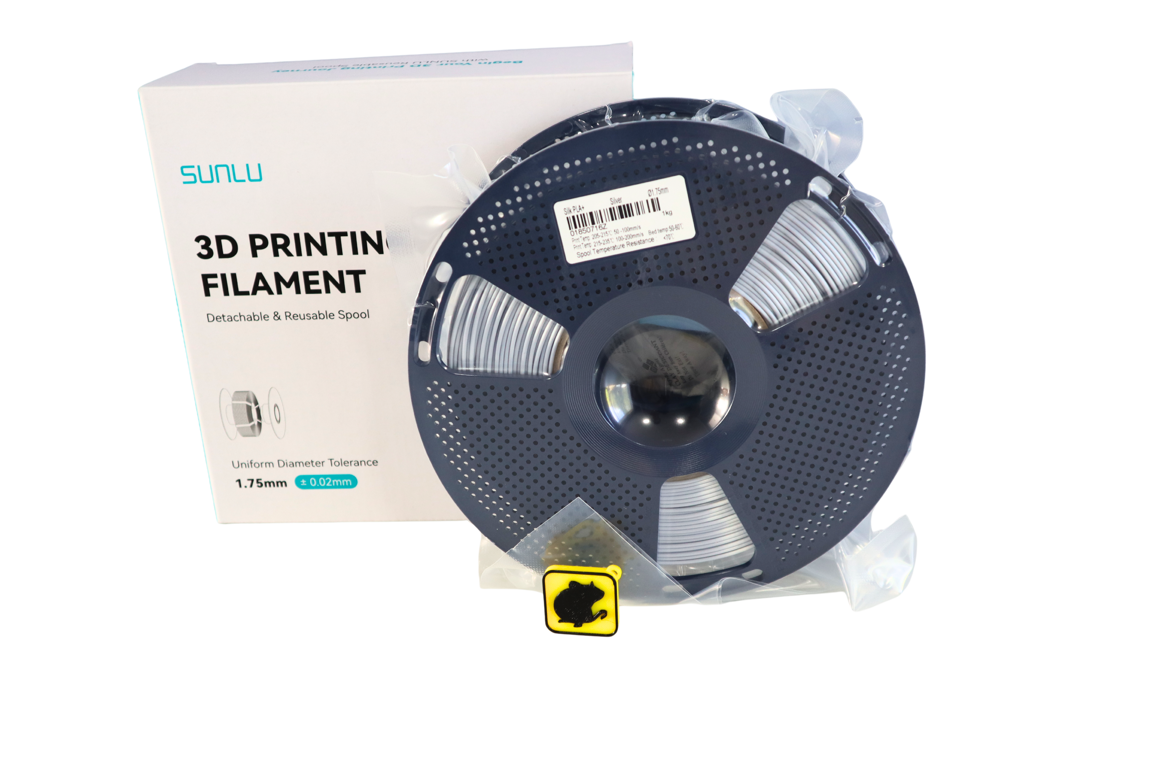 Silk PLA+ Silver 1.75 mm