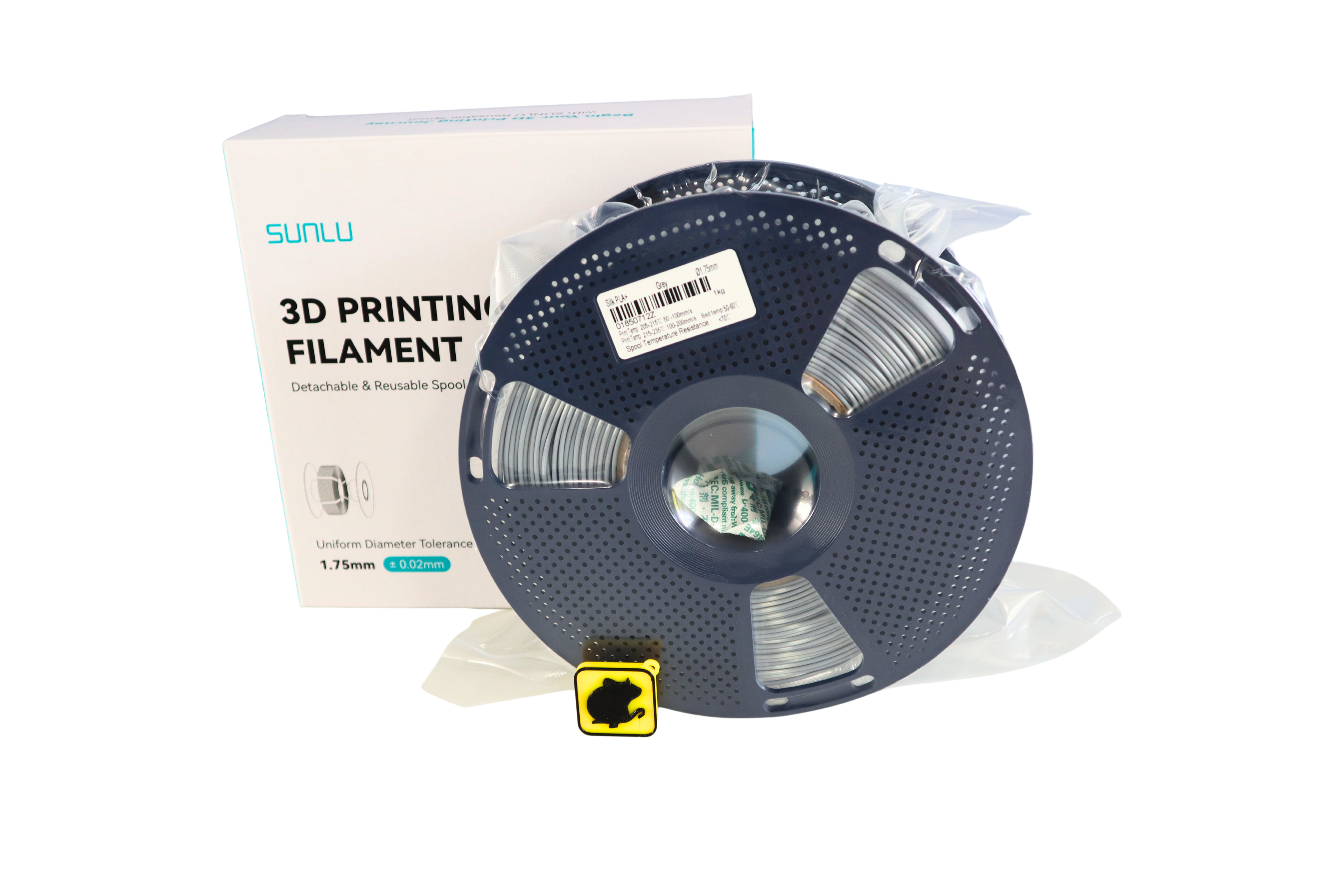 Silk PLA+ Gris 1.75 mm