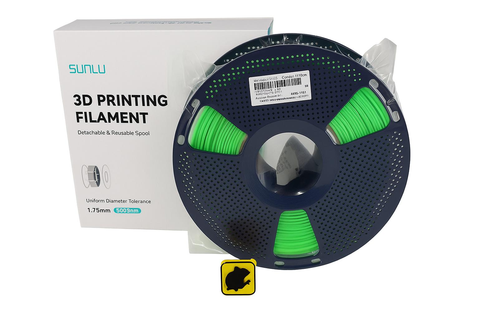 PLA Glow In The Dark Green 1.75 mm